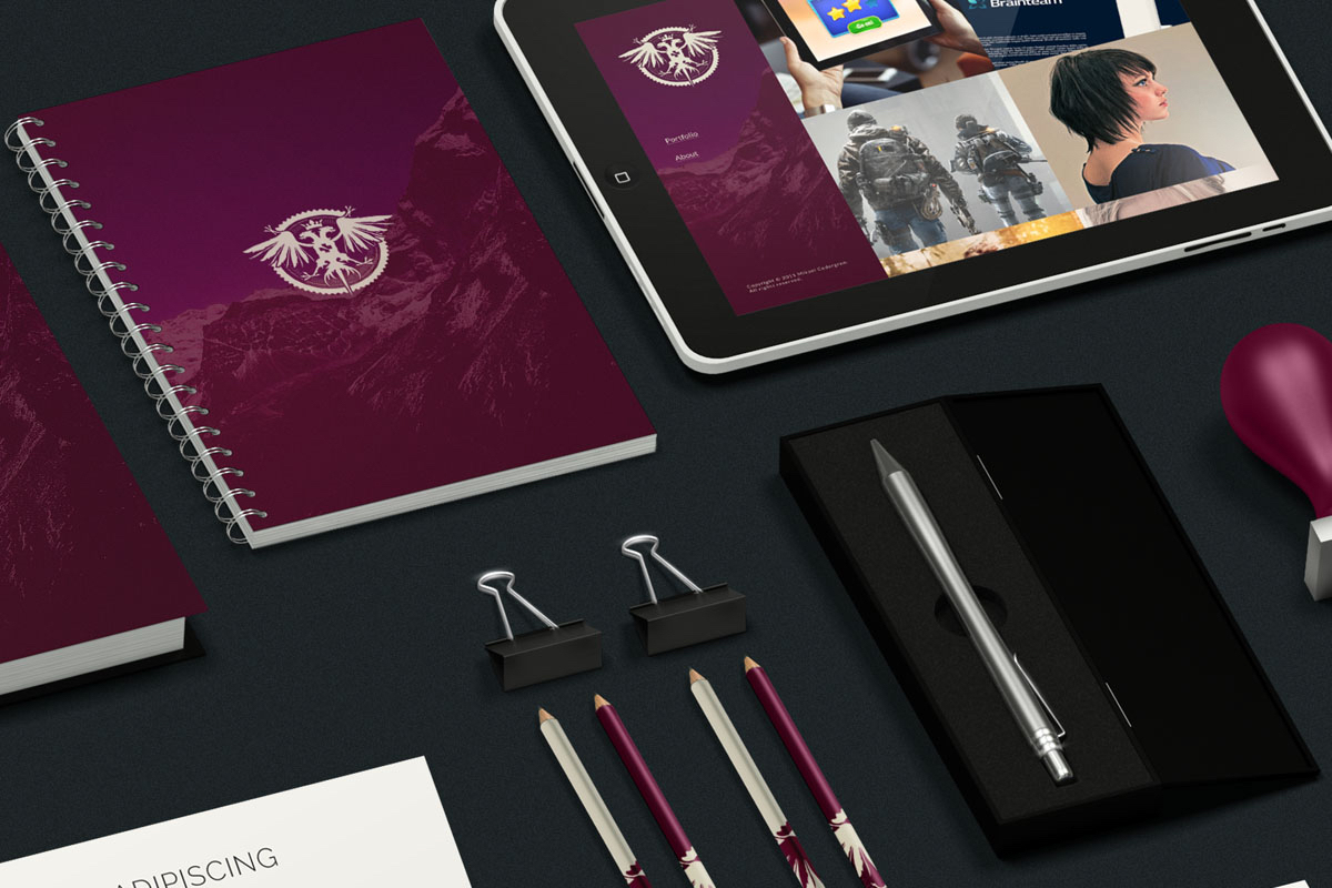 Mikaelcedergren網站視覺設計