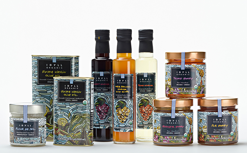 田園插畫風格的橄欖油包裝設(shè)計-畫一樣的產(chǎn)品包裝設(shè)計-好看的食用油包裝設(shè)計-專業(yè)的食用橄欖油包裝設(shè)計-杭州包裝設(shè)計公司