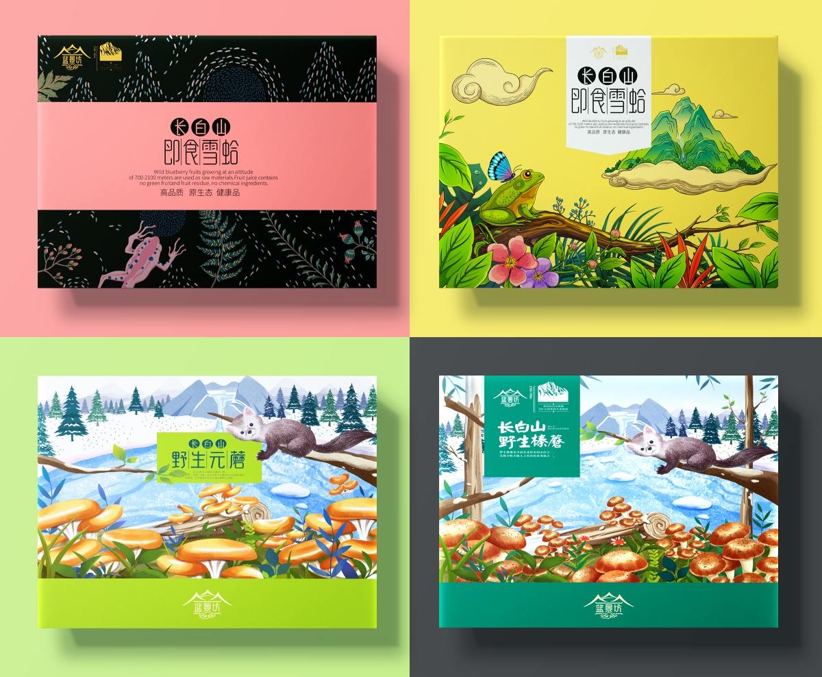 零食高檔禮盒創(chuàng)意包裝設(shè)計要注意顏色搭配