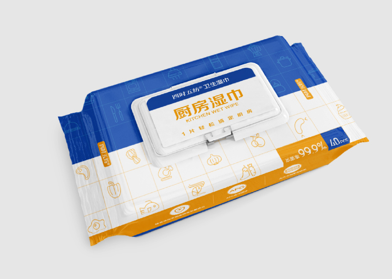 簽約青島國恩四時(shí)五紡柔性科技有限公司濕紙巾包裝設(shè)計(jì)!