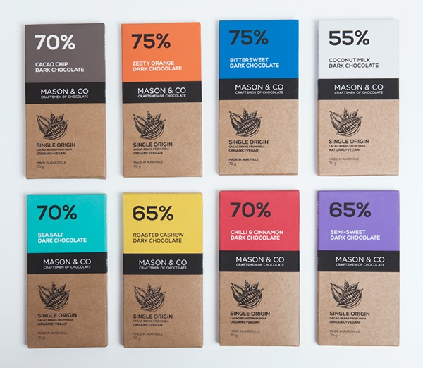 你最?lèi)?ài)的甜食，手工黑巧克力的品牌包裝設(shè)計(jì)