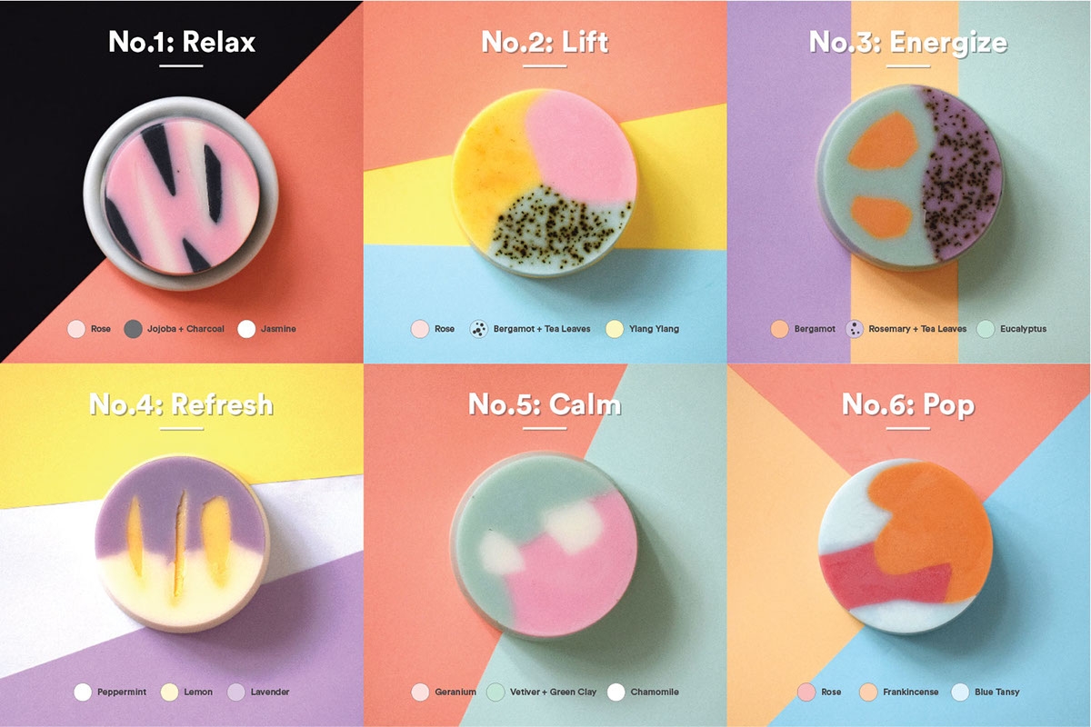 沐浴時間，全新的沐浴用品香皂產品包裝設計，盡情的放松休息吧！