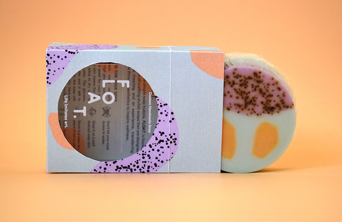 沐浴時間，全新的沐浴用品香皂產品包裝設計，盡情的放松休息吧！