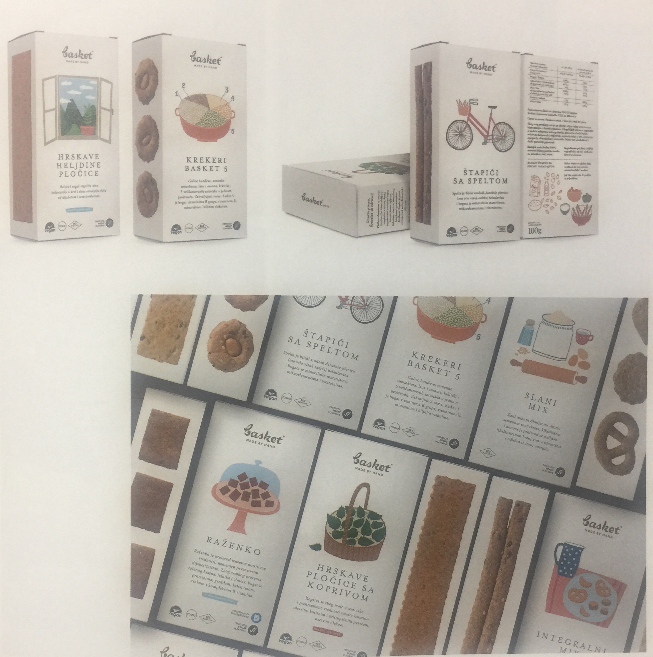 繪畫風格的低卡路里零食包裝設(shè)計