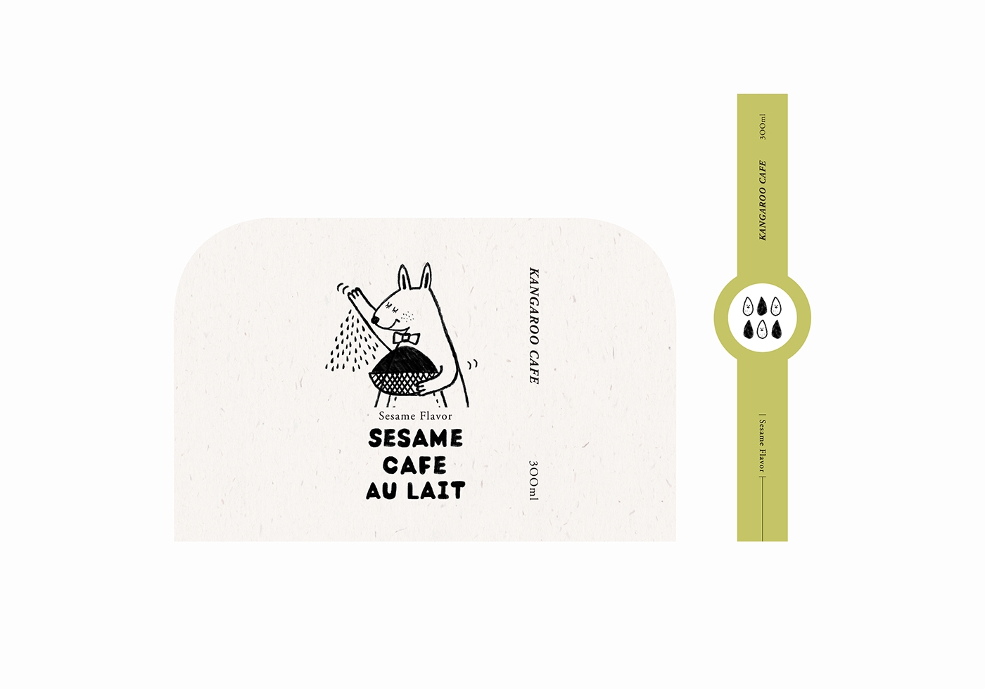 黑巧克力、水果風(fēng)味、芝麻歐蕾三種不同的咖啡包裝設(shè)計