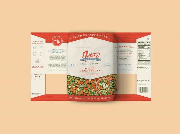 果蔬脆片包裝袋設(shè)計