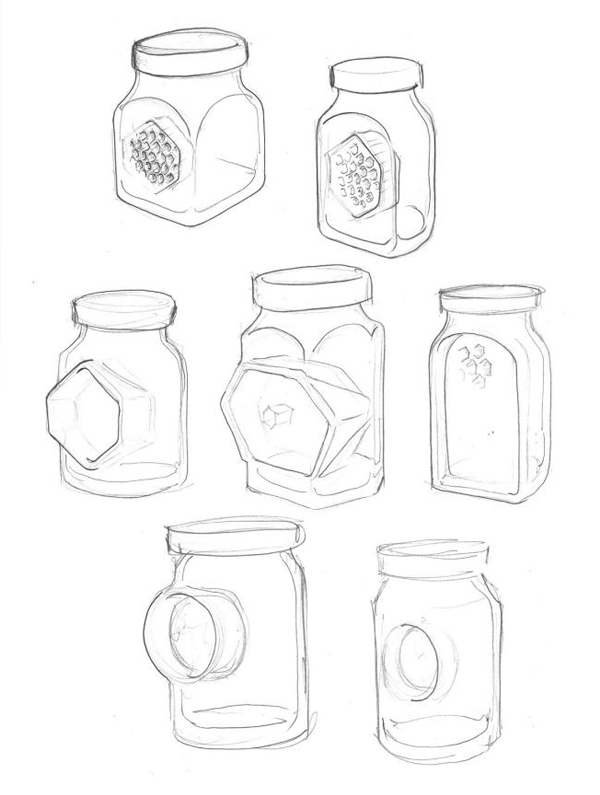 見過喝蜂蜜的，見過舉著蜂巢喝蜂蜜的嗎？｜奇特蜂蜜包裝設(shè)計