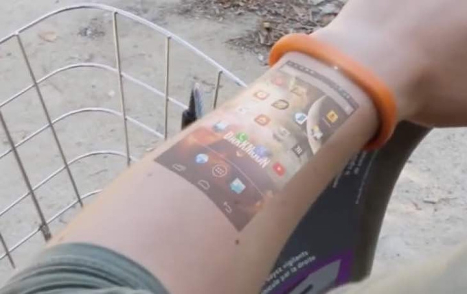 直接在手臂上玩手機?|科技產(chǎn)品設(shè)計