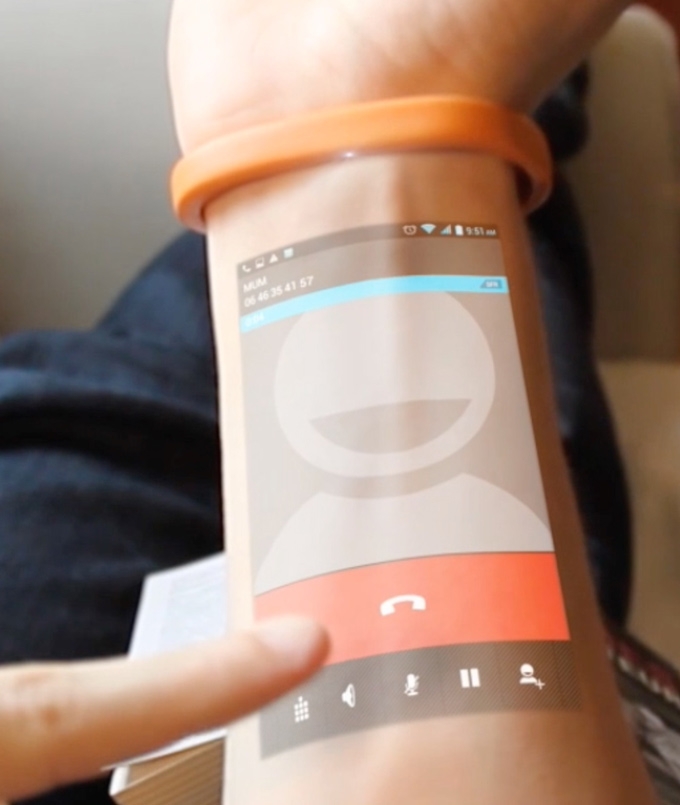 直接在手臂上玩手機?|科技產(chǎn)品設(shè)計